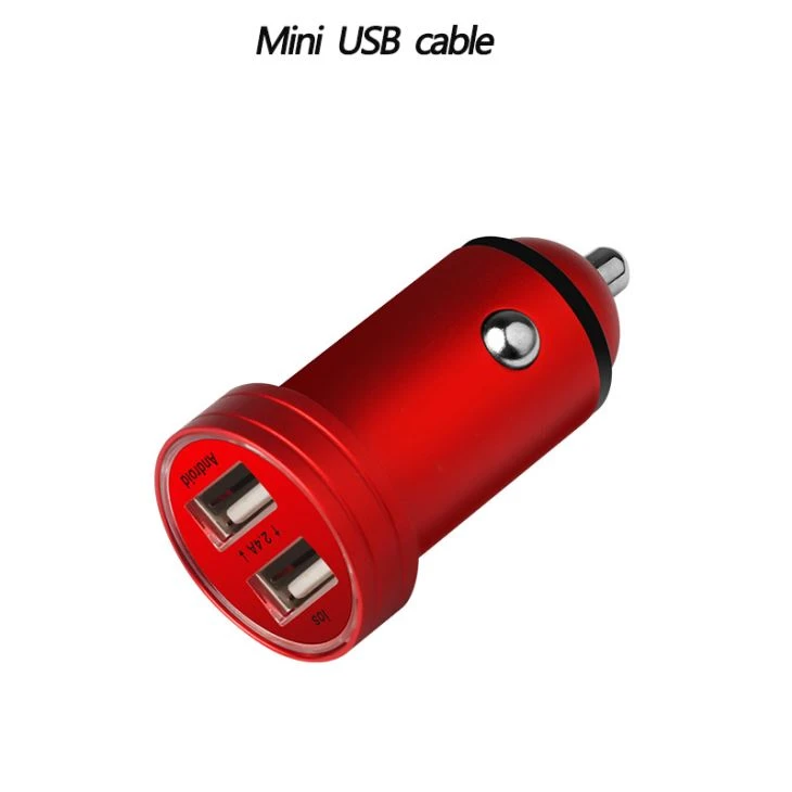 2.4A dupla USB autós töltő
